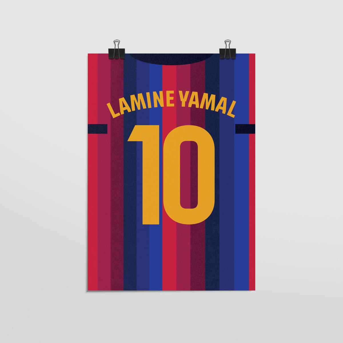 Plakat LAMINE YAMAL #10 - JERSEYS A4