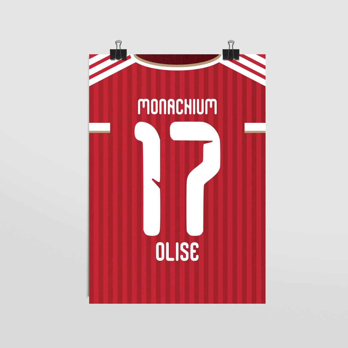 Plakat MICHAEL OLISE #19 - JERSEYS A4