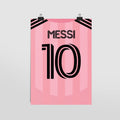Plakat LIONEL MESSI #10 - JERSEYS A4
