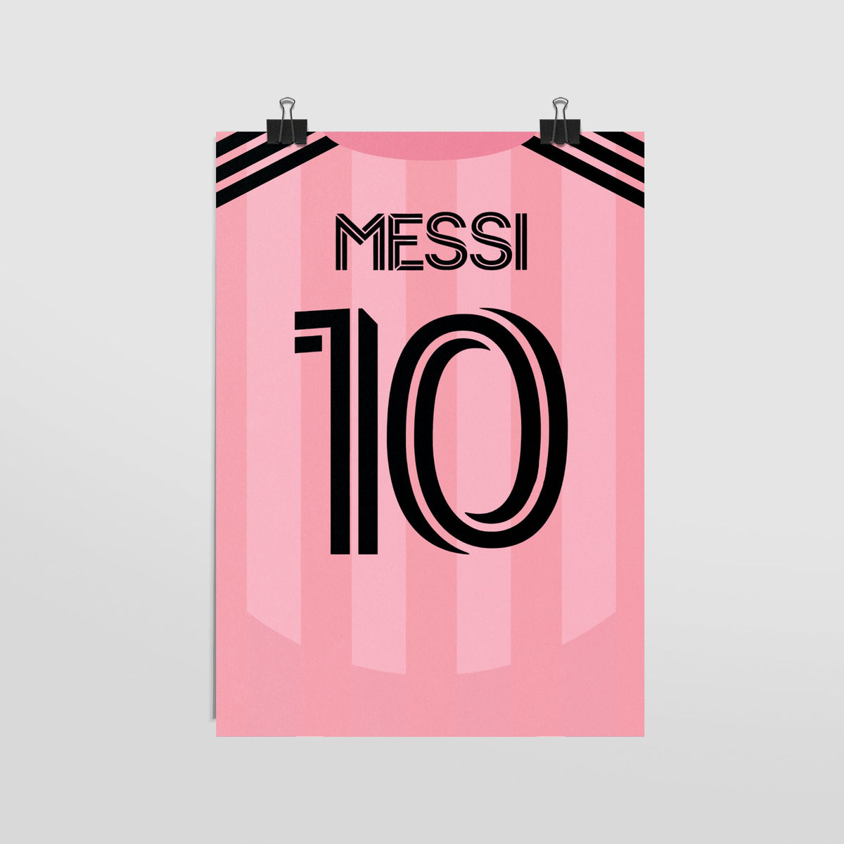 Plakat LIONEL MESSI #10 - JERSEYS A4