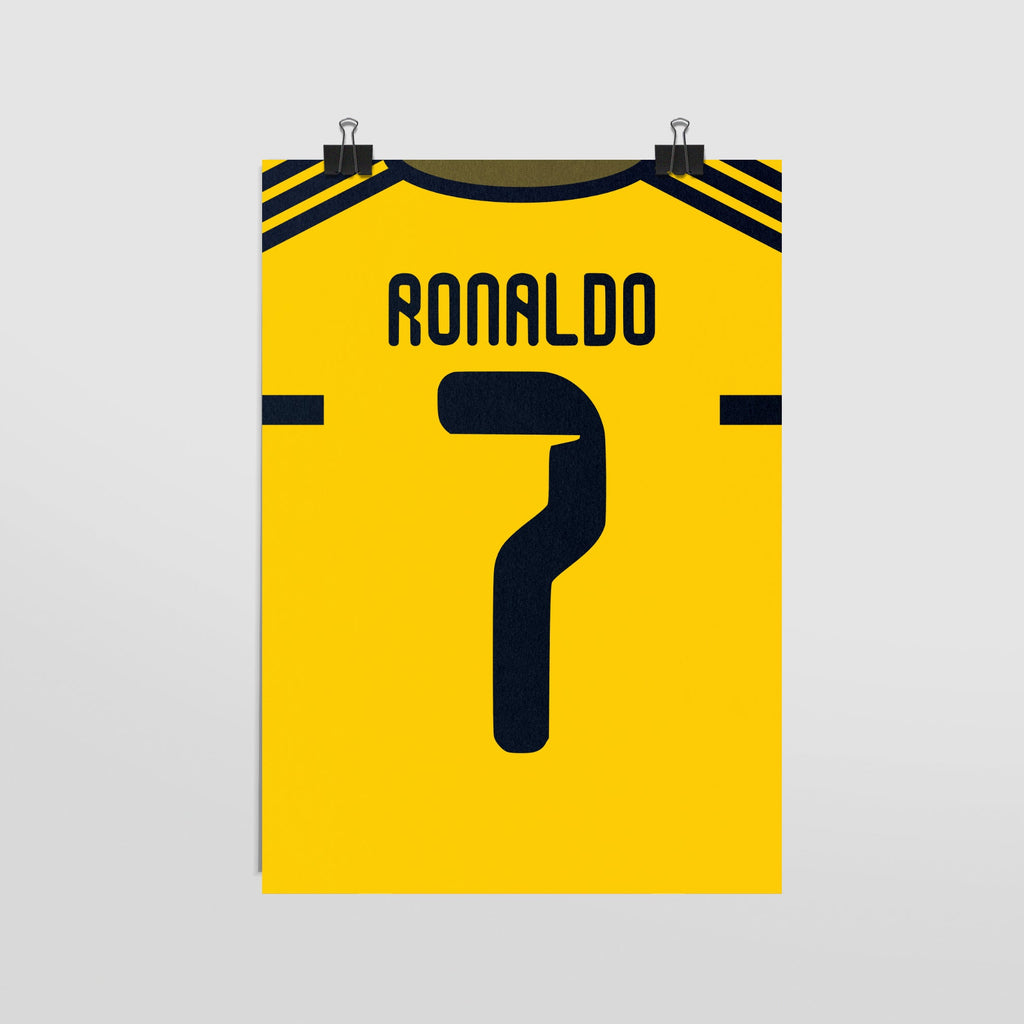 Plakat CRISTIANO RONALDO #7 - JERSEYS A4