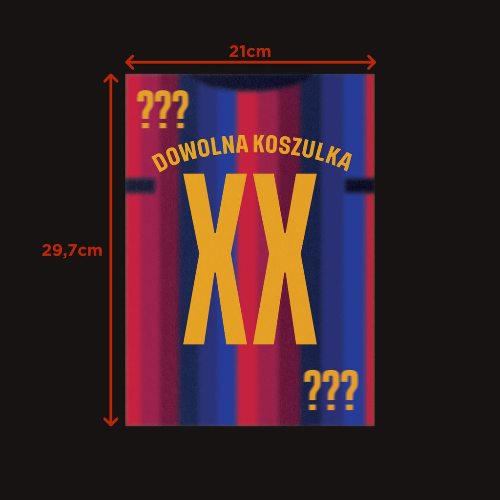 PLAKAT PERSONALIZOWANY #?? - JERSEYS A4
